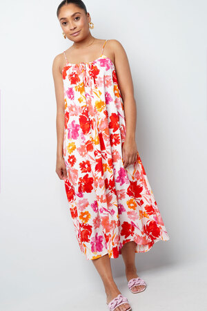 Vestido estampado floral - rosa/naranja h5 Imagen2